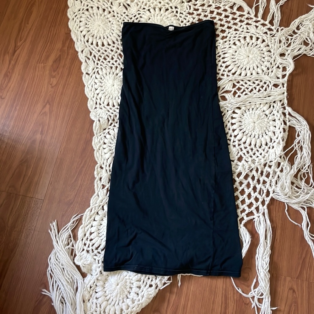 Black American apparel tube dress, cotton, GUC